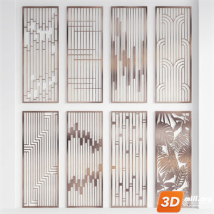 Folding screen Skp Files 
